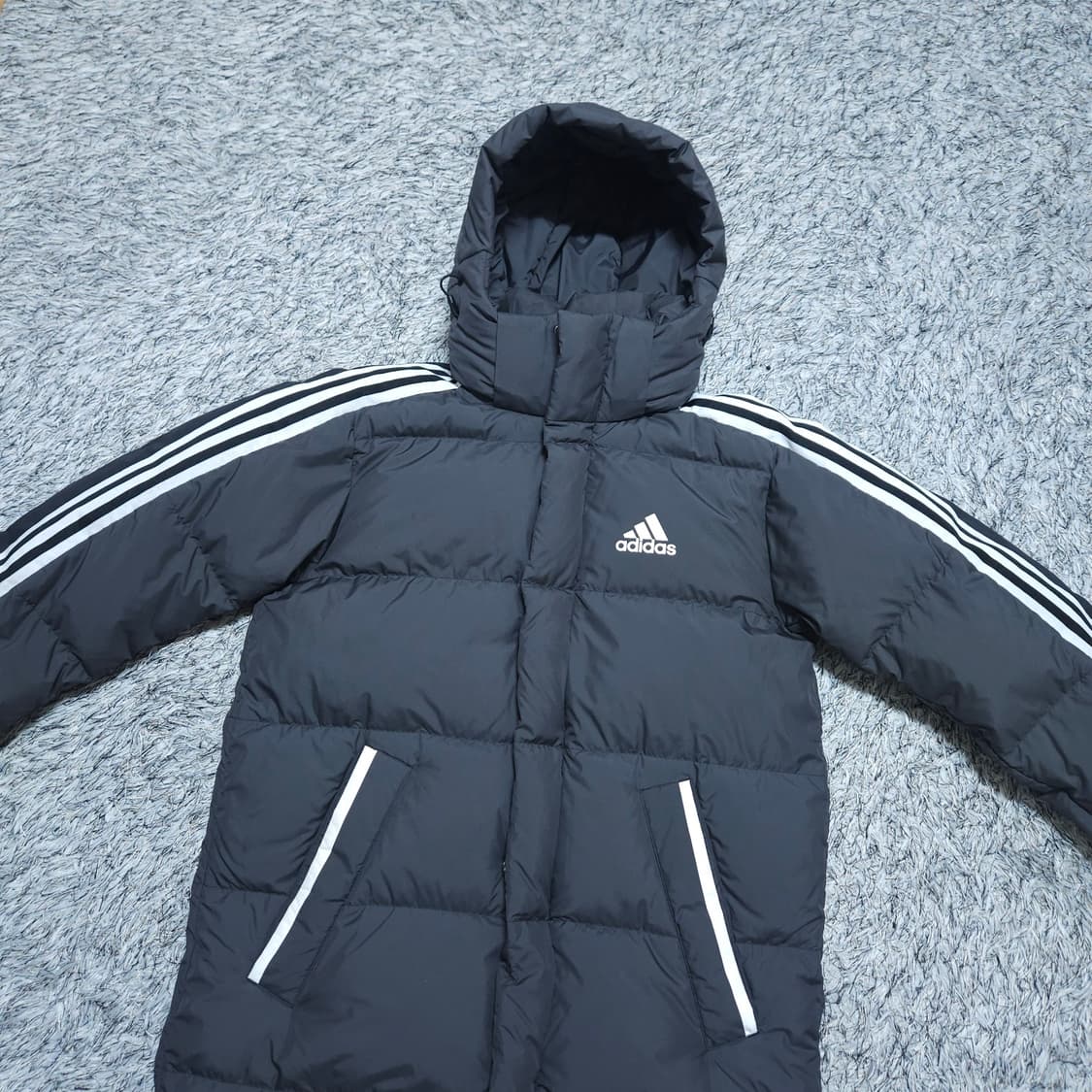 아디다스) M 남자 덕다운롱패딩 오리털롱패딩 / 왕눈이샵 상품이미지2