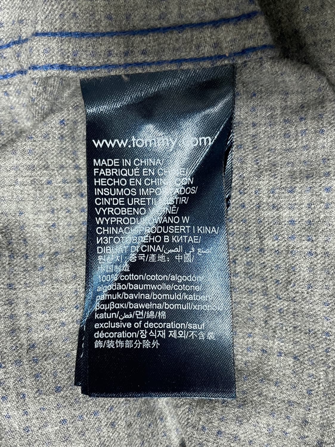 타미힐피거 체크셔츠 상품이미지8