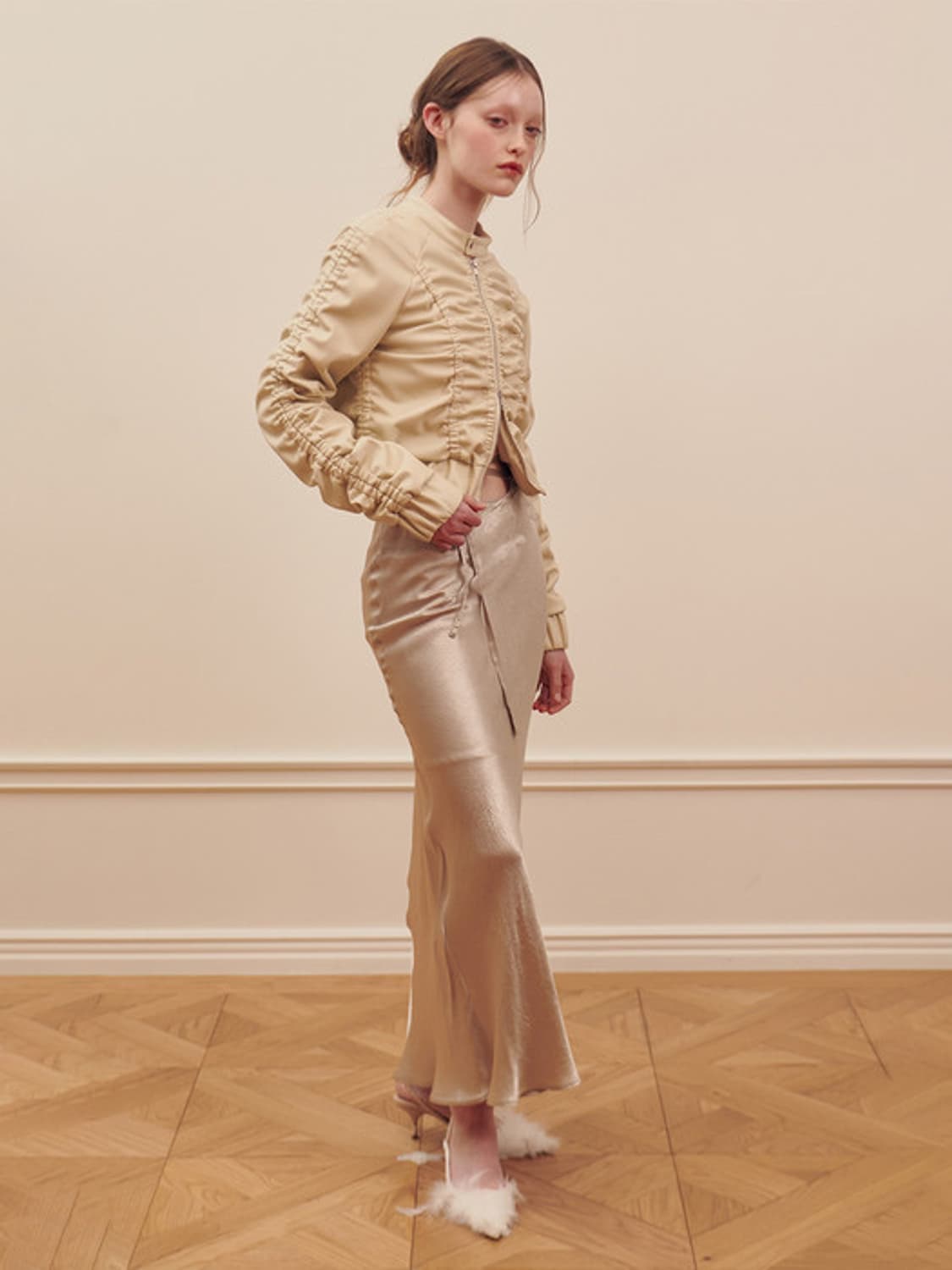 페인오어플레져 아다지오 레더자켓 adagio leather jacket 상품이미지2