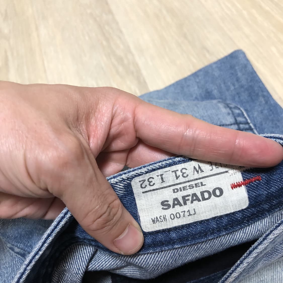 (32) 디젤 DIESEL 사파도 SAFADO 스트레이트핏 연청 데님 상품이미지2