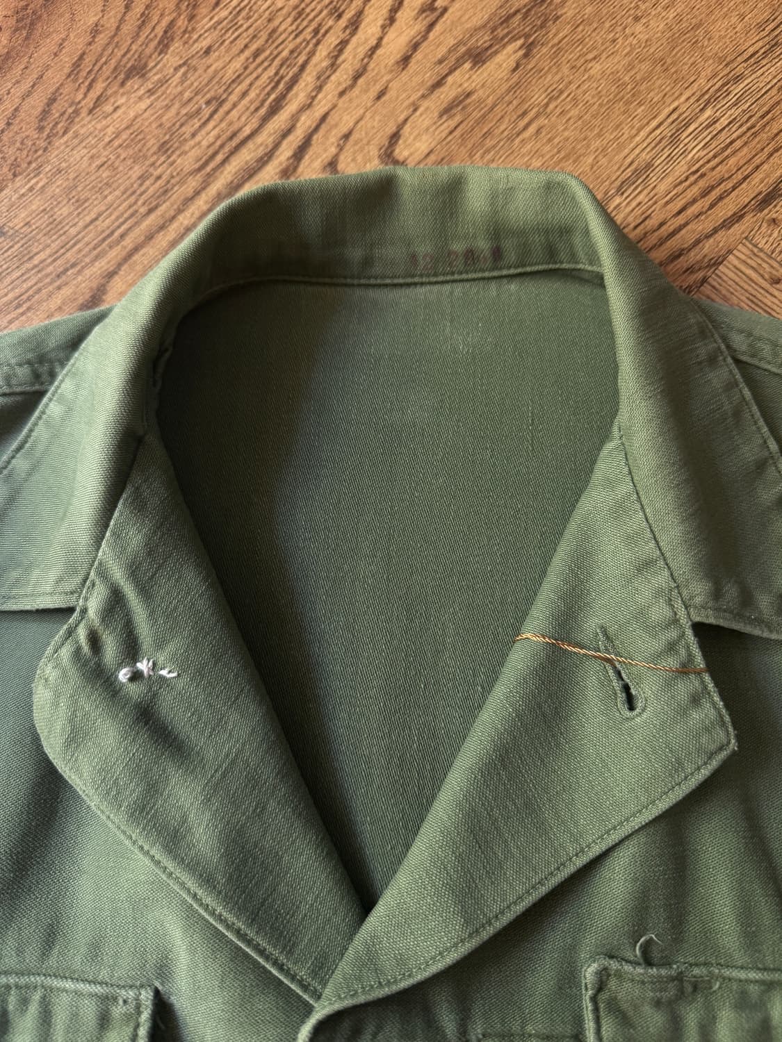 [M]50's 오리지널 USMC P-56 퍼티그 셔츠 상품이미지2