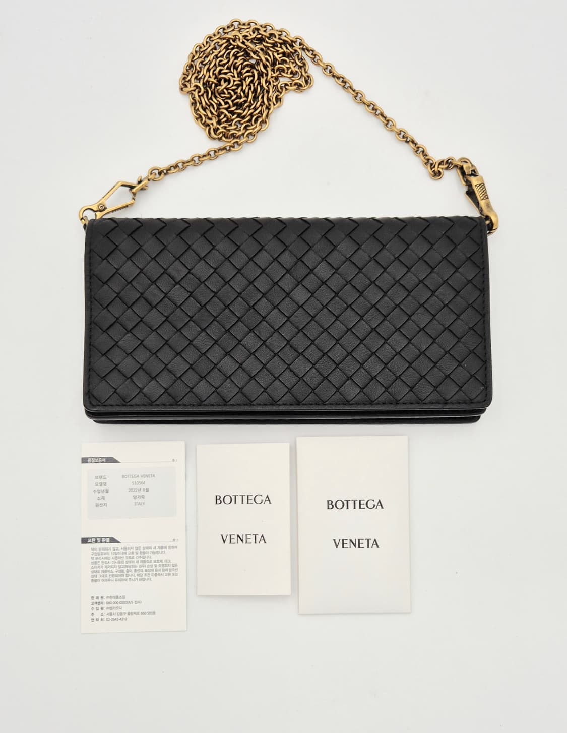 [중고명품셀렉트]보테가 베네타 인트레치아토 체인 WOC 크로스백 상품이미지2