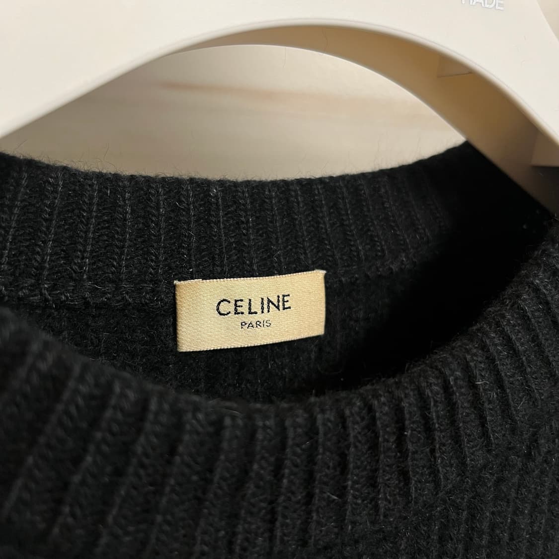 셀린느 로고 리브드 니트 상품이미지5