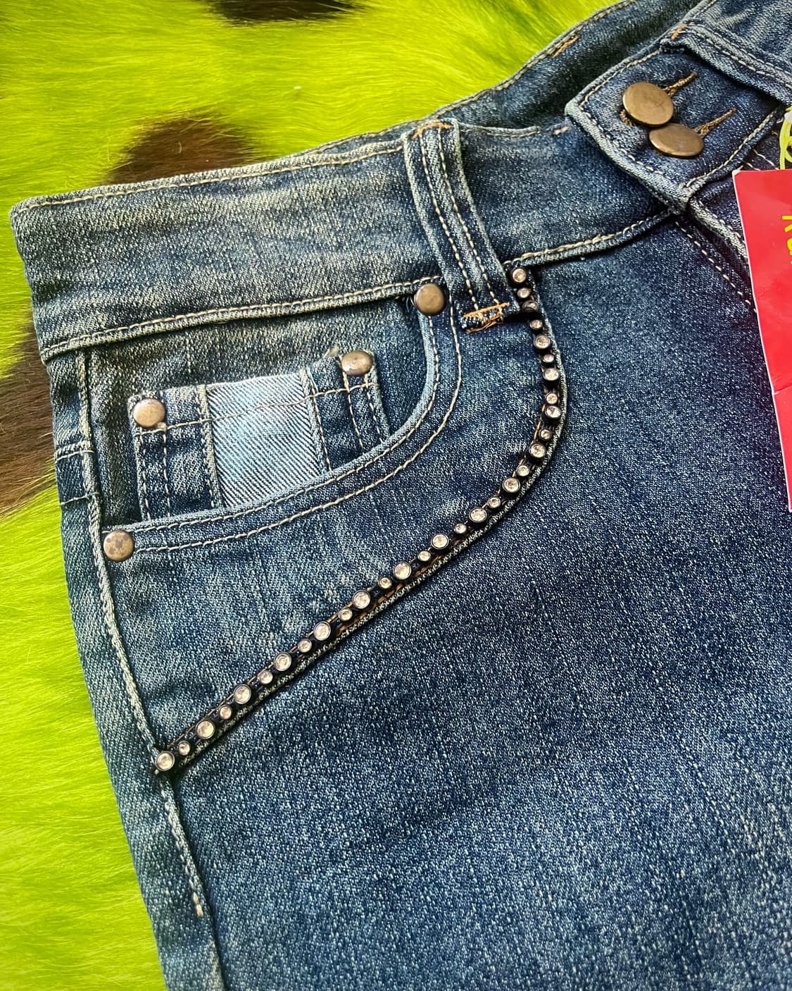 Ku. Hiroko Floral Docking Denim Pants 상품이미지7