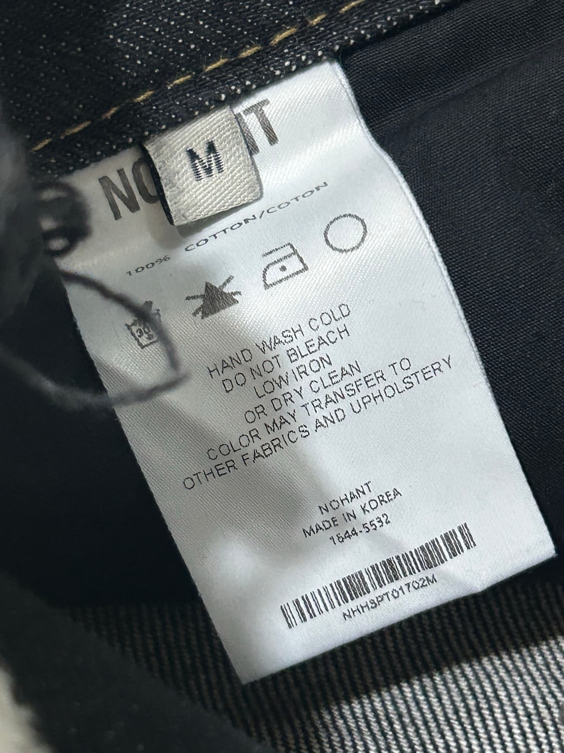 NOHANT 노앙 롤업 청바지M 상품이미지3