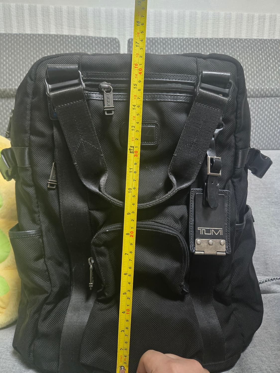 TUMI 투미 블랙 백팩 가방 팝니다 상품이미지7