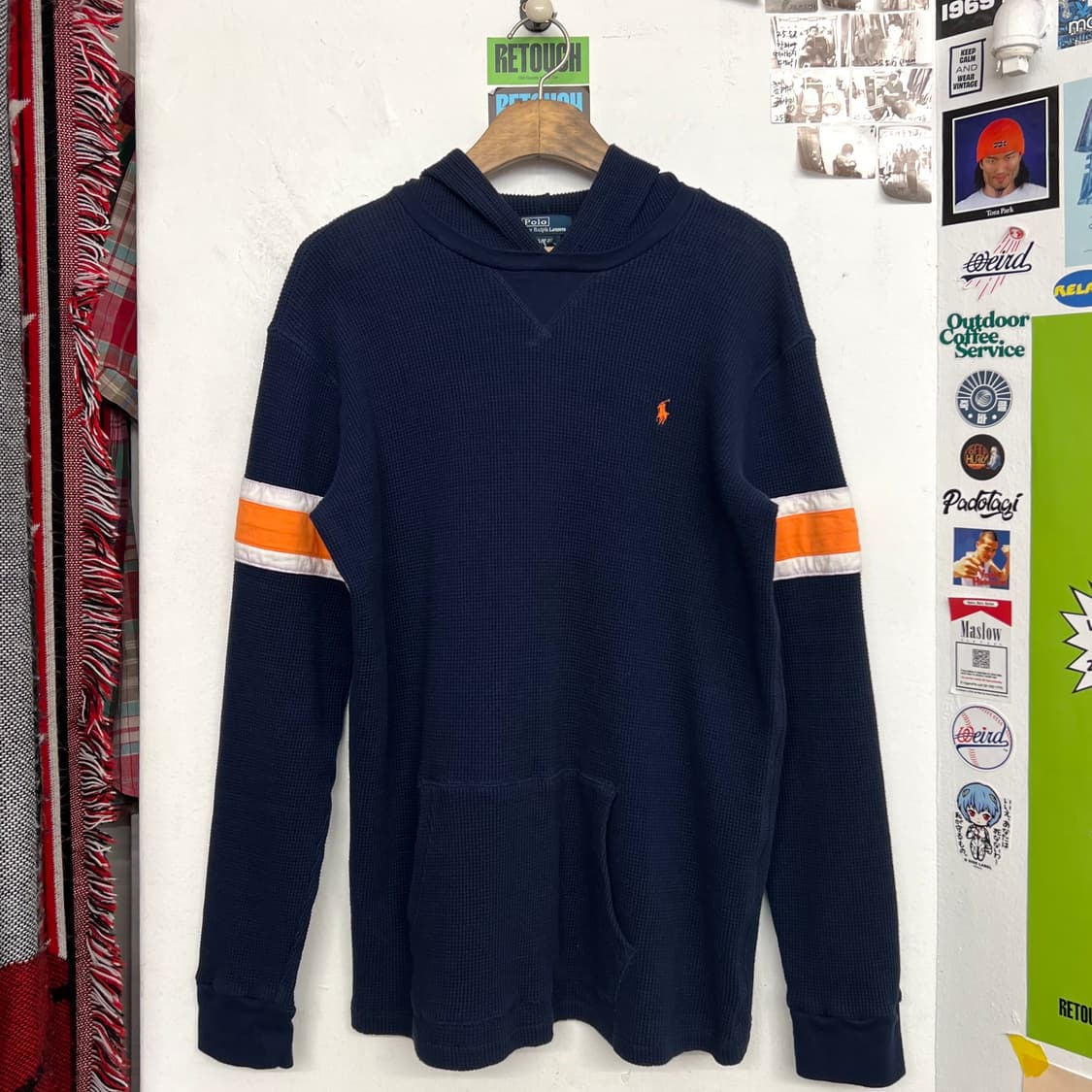 폴로 와플 럭비 후드 상품이미지1