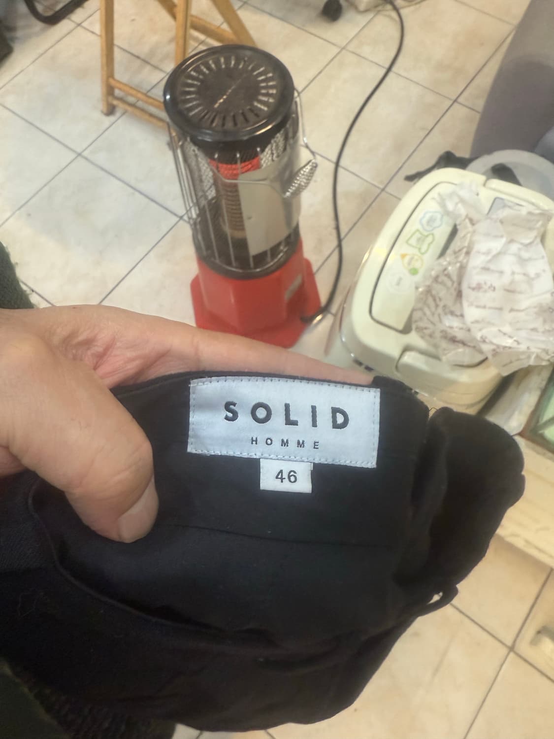 46/30/21fw 정품 솔리드옴므 울바지 팝니다 상품이미지2