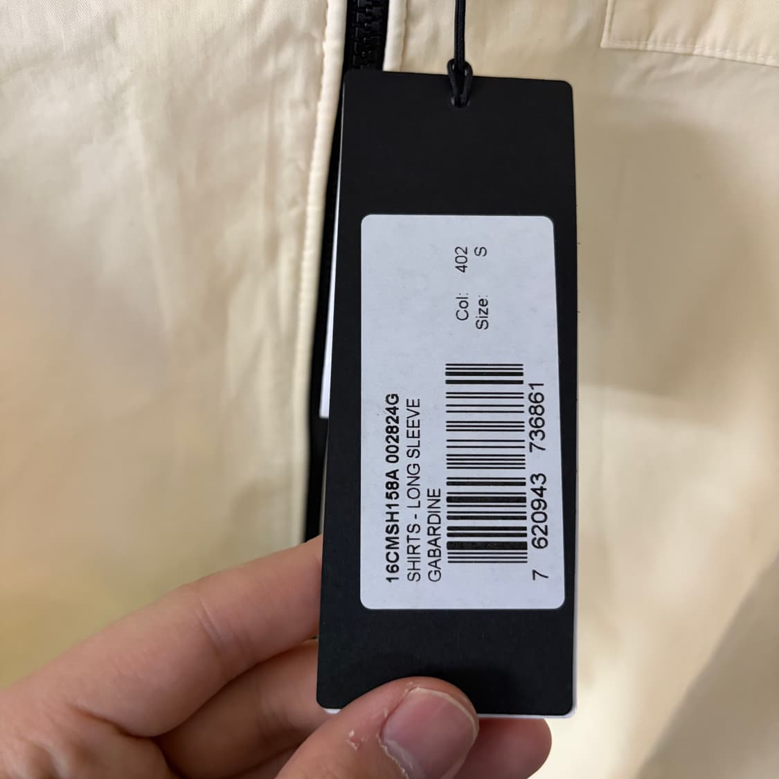 새상품(S)씨피컴퍼니 CP컴퍼니 렌즈 개버딘 오버서츠 피스타치오 상품이미지5