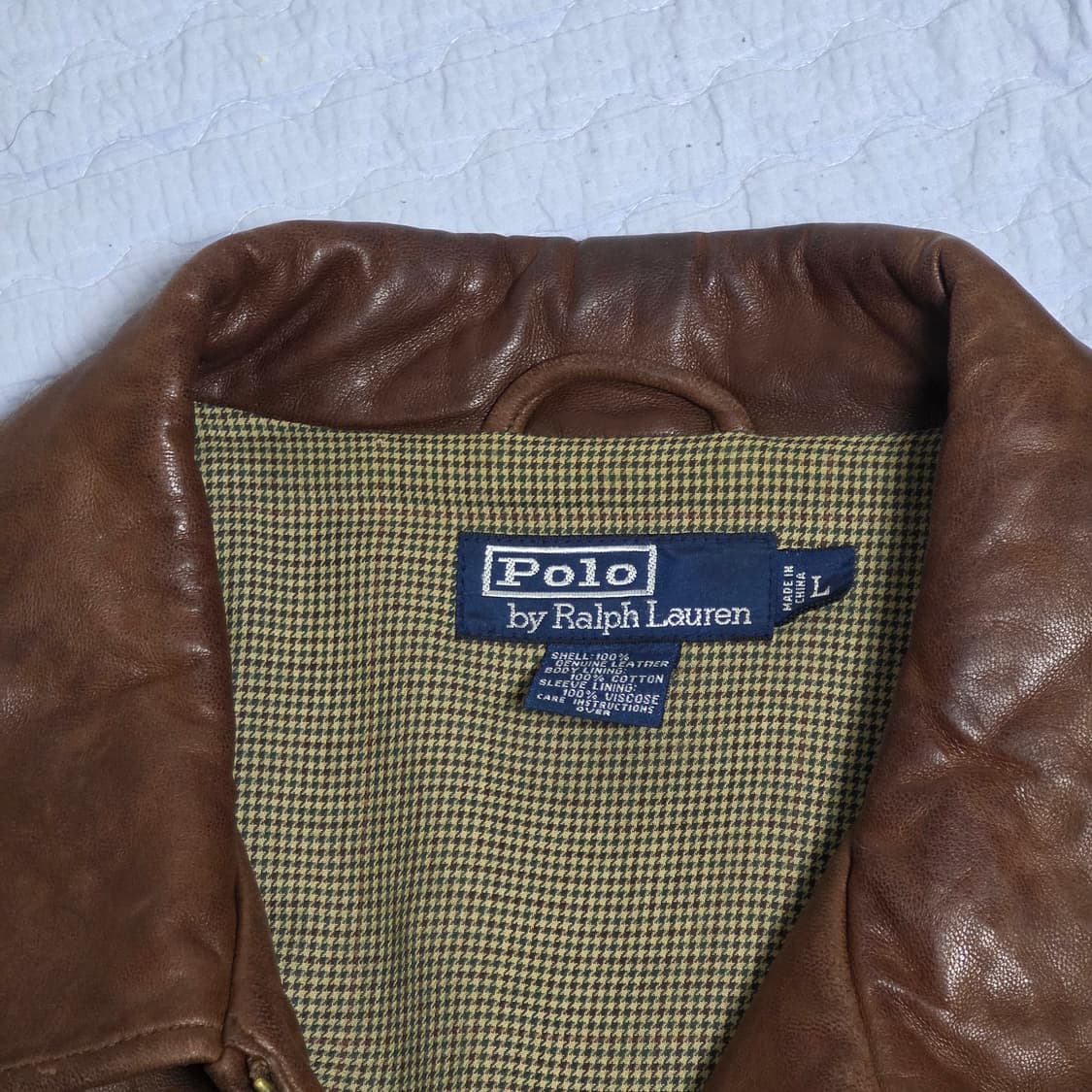 폴로랄프로렌 가죽자켓 L사이즈 옴니피플트렌디 상품이미지8