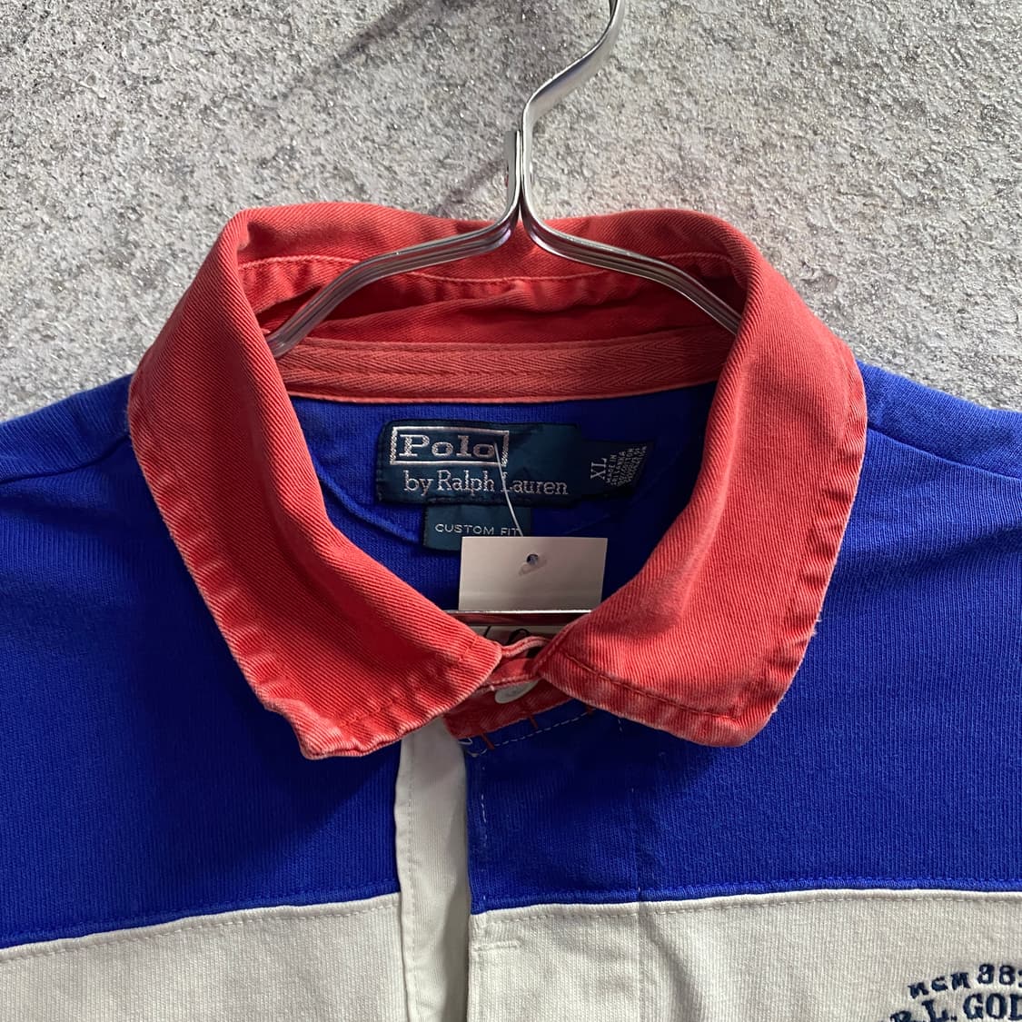 폴로 랄프로렌 커스텀핏 스트라이프 럭비티 B4462 상품이미지3