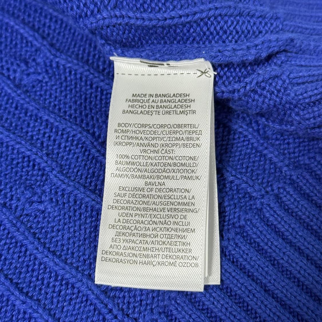 [정품 QR] 폴로 랄프로렌 꽈배기 니트 남성용 95-100 상품이미지5