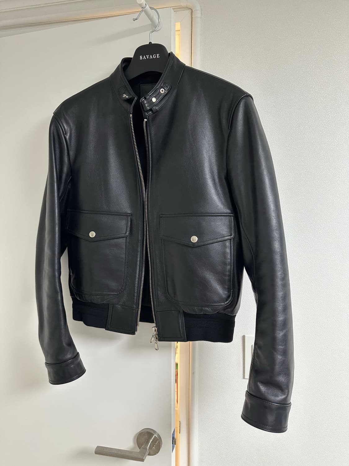 세비지 24fw 레더 A2 자켓 M사이즈 상품이미지6
