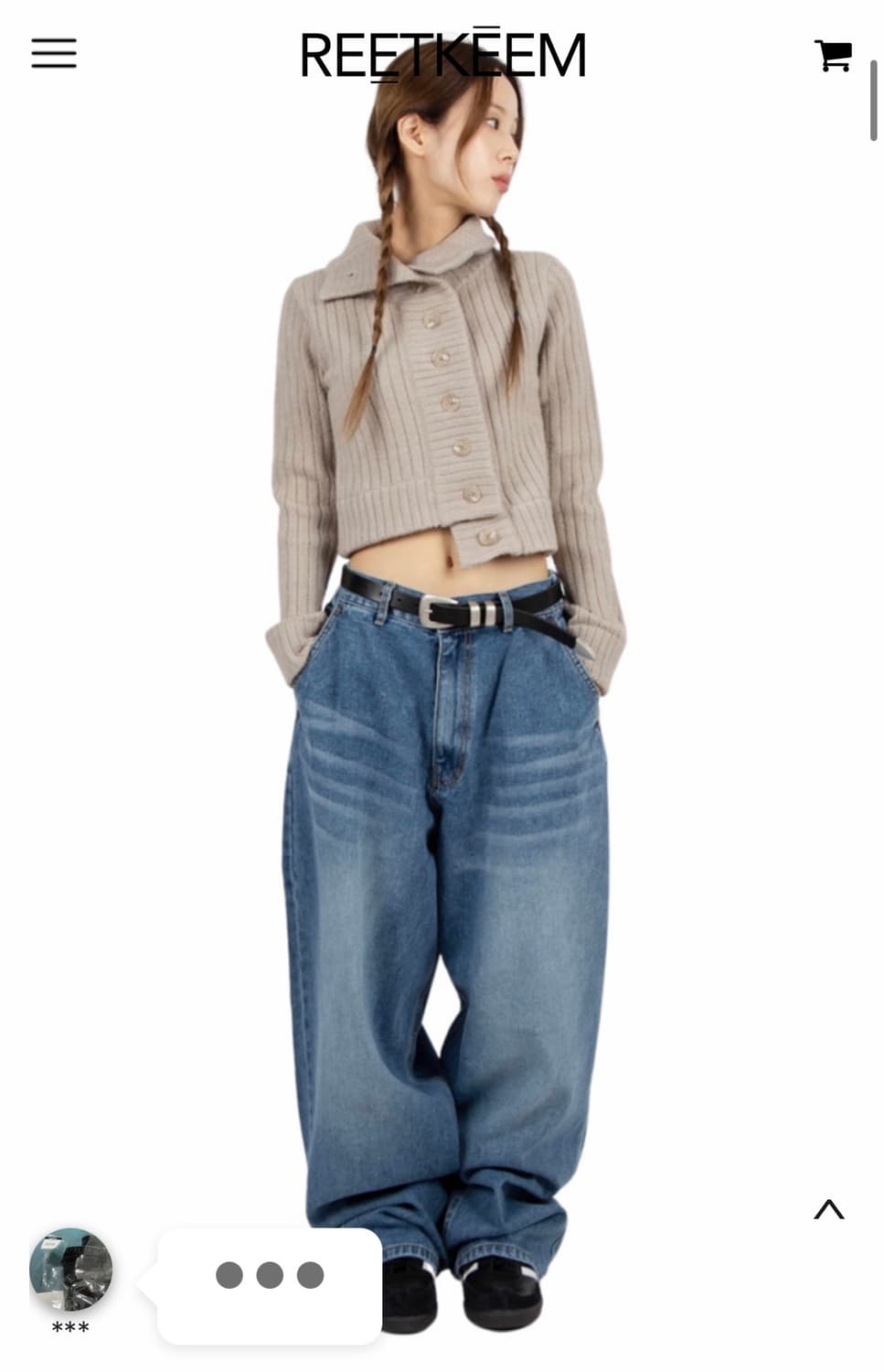 릿킴 old school jeans L 상품이미지3