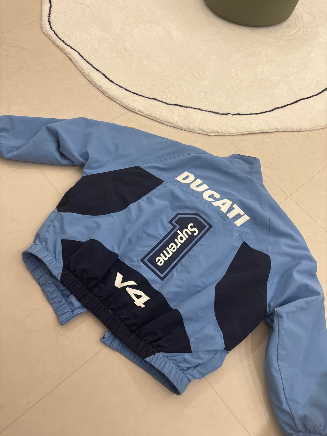 Supreme x Ducati Track Jacket Light Blue 상품이미지3