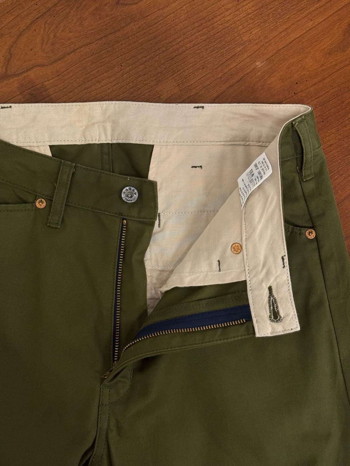 33) Momotaro Jeans Olive Green Work Pant 상품이미지7