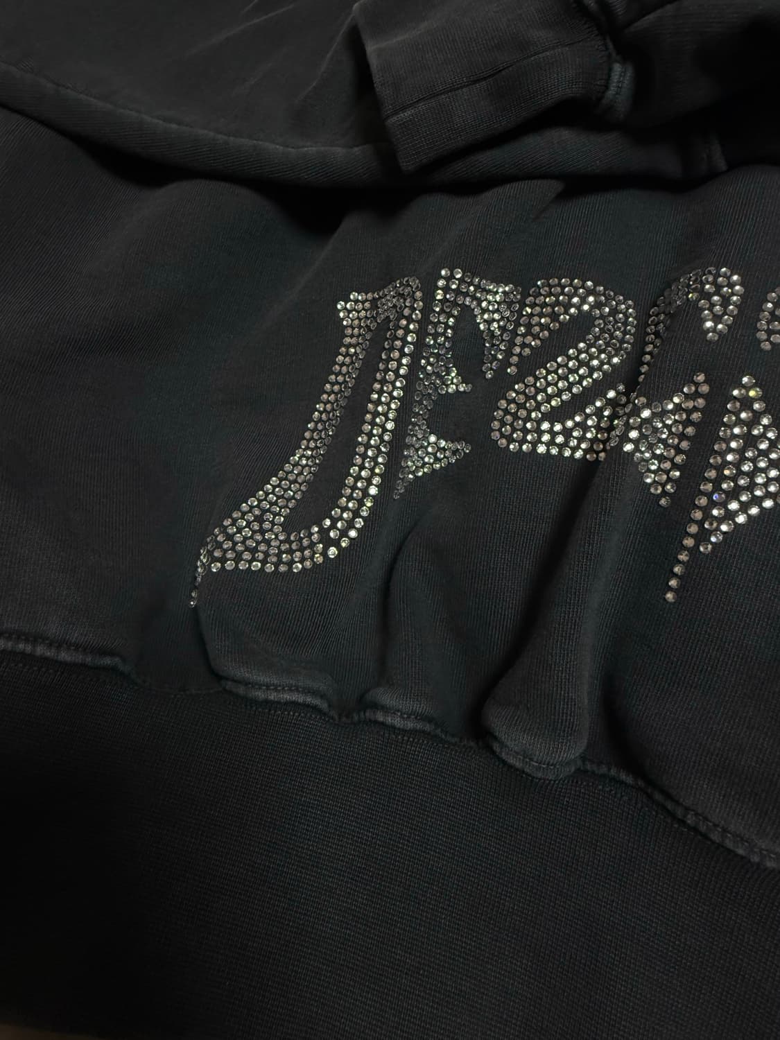 032c 러스터 집업 후디 페이디드 블랙 LUSTER ZIP-UP 상품이미지6