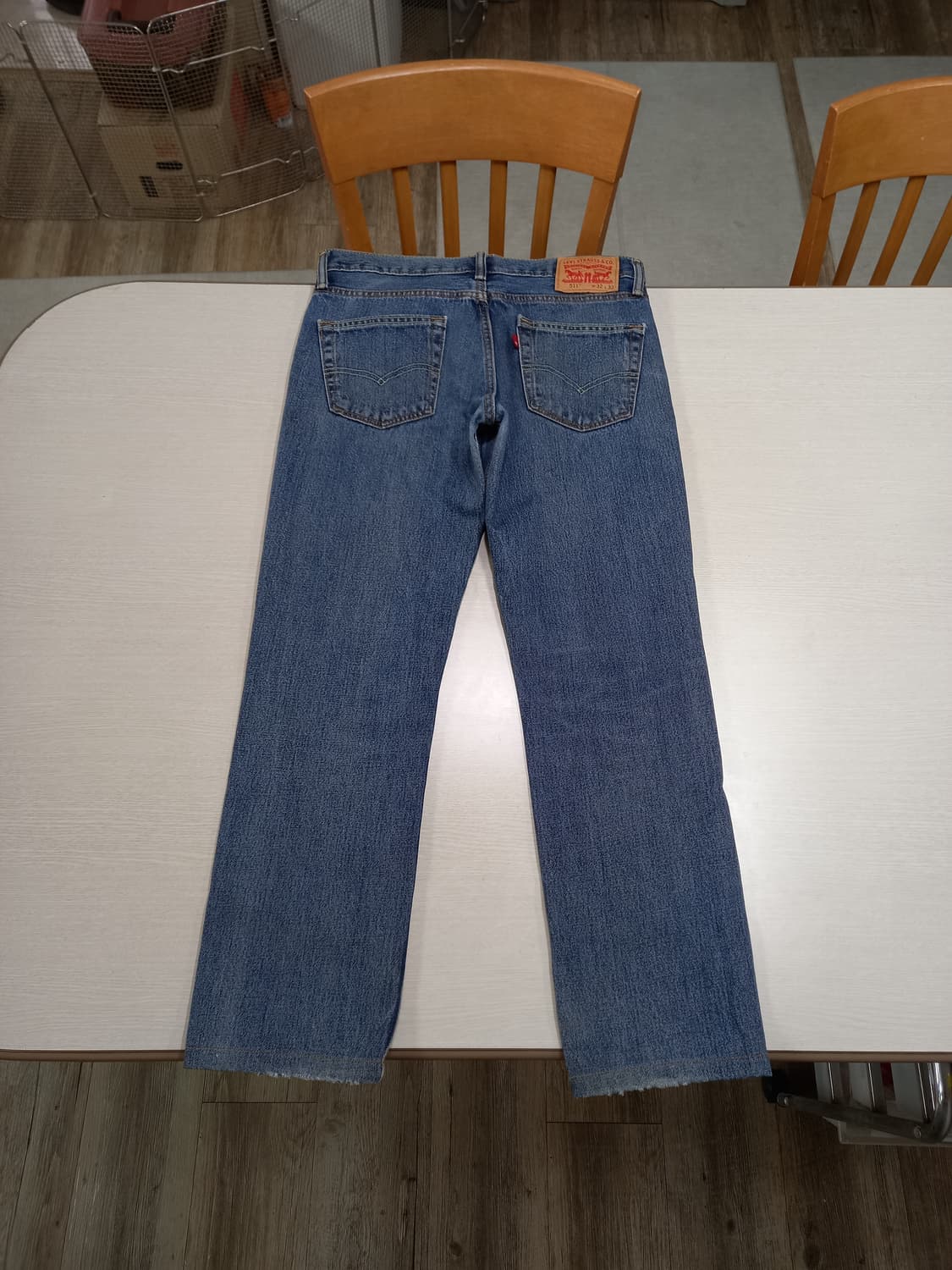 32 리바이스511 약골반 워싱 100%면 슬림일자 진청 32-329 상품이미지2