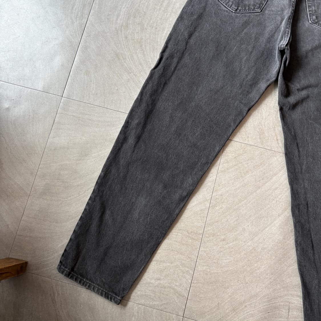 95년 미국 생산 리바이스 550 데님 블랙 팬츠 상품이미지9