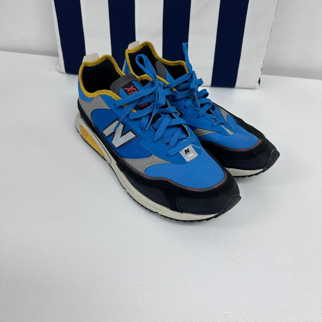 뉴발란스 XRacer 블루 스니커즈 운동화 295 상품이미지4