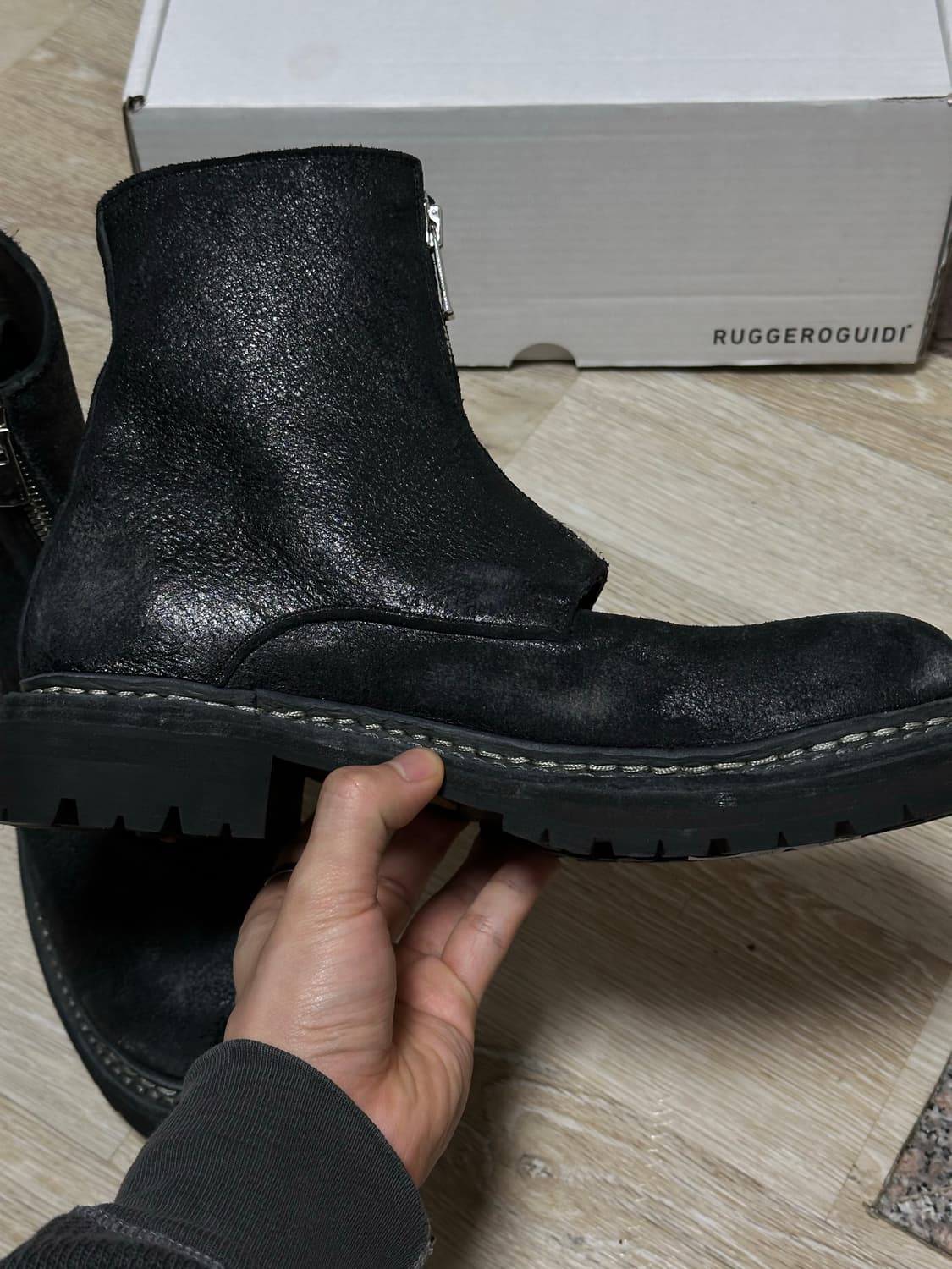 Guidi 구이디 센터지퍼 부츠 42.5 gr05frv_ru 상품이미지4