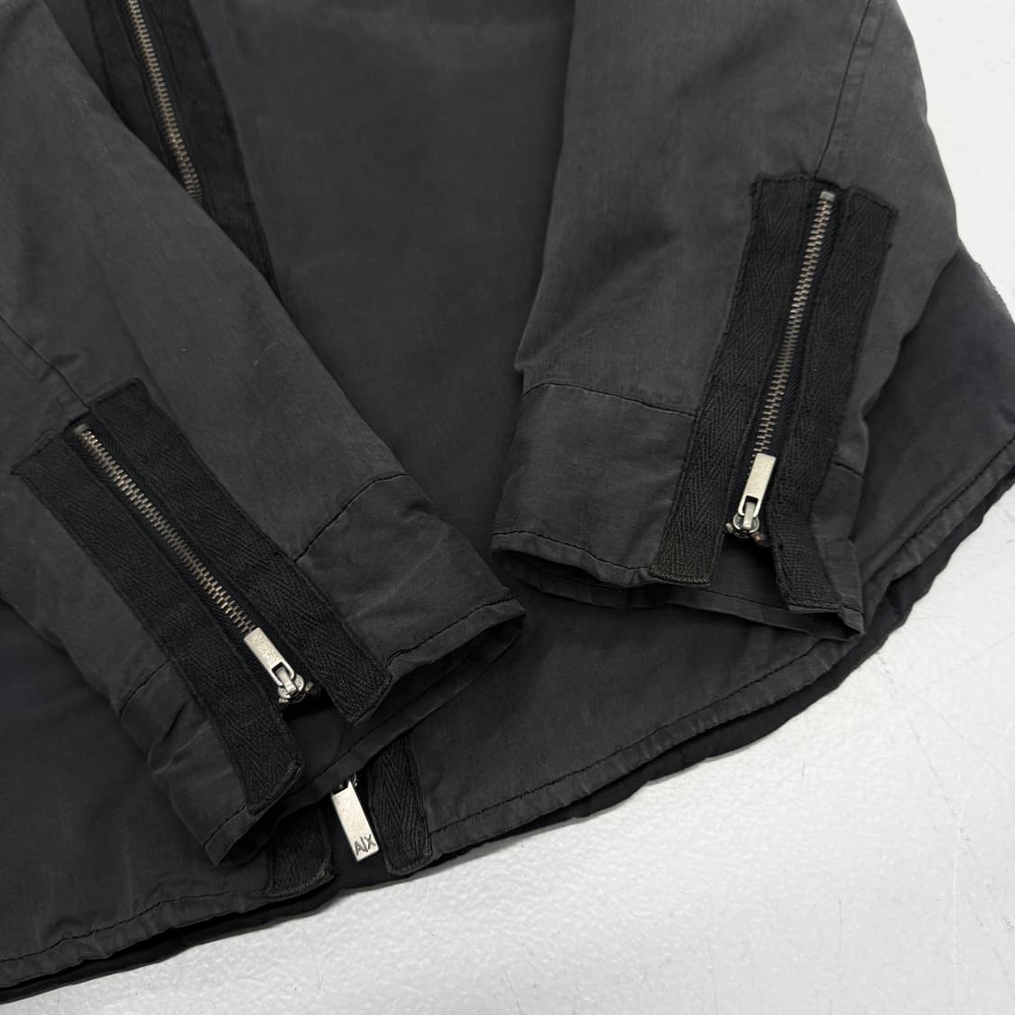 아르마니 익스체인지 투포켓 바이커 투웨이 셔츠형 집업 자켓 상품이미지5