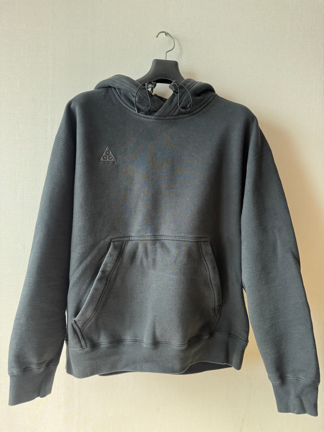 ACG 풀오버 플리스 후드 블랙 앤트러사이트 - 아시아 상품이미지1