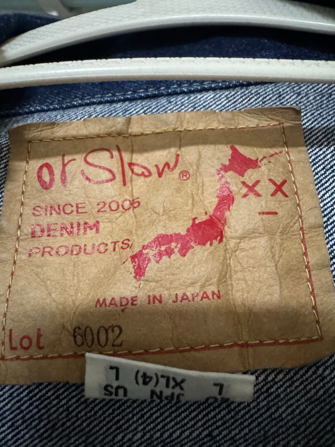 오어슬로우 2세대 데님자켓 4사이즈 상품이미지2