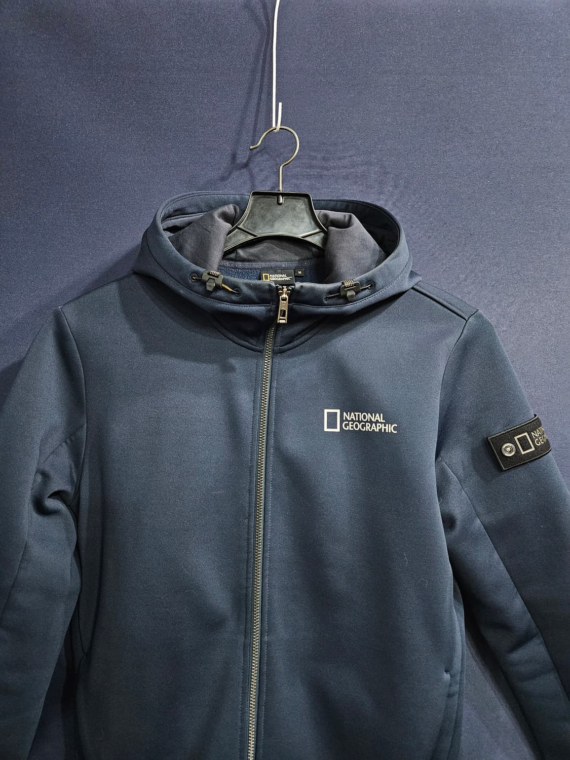 내셔널지오그래픽 네이비 남성 95 기모 후드집업  상품이미지7