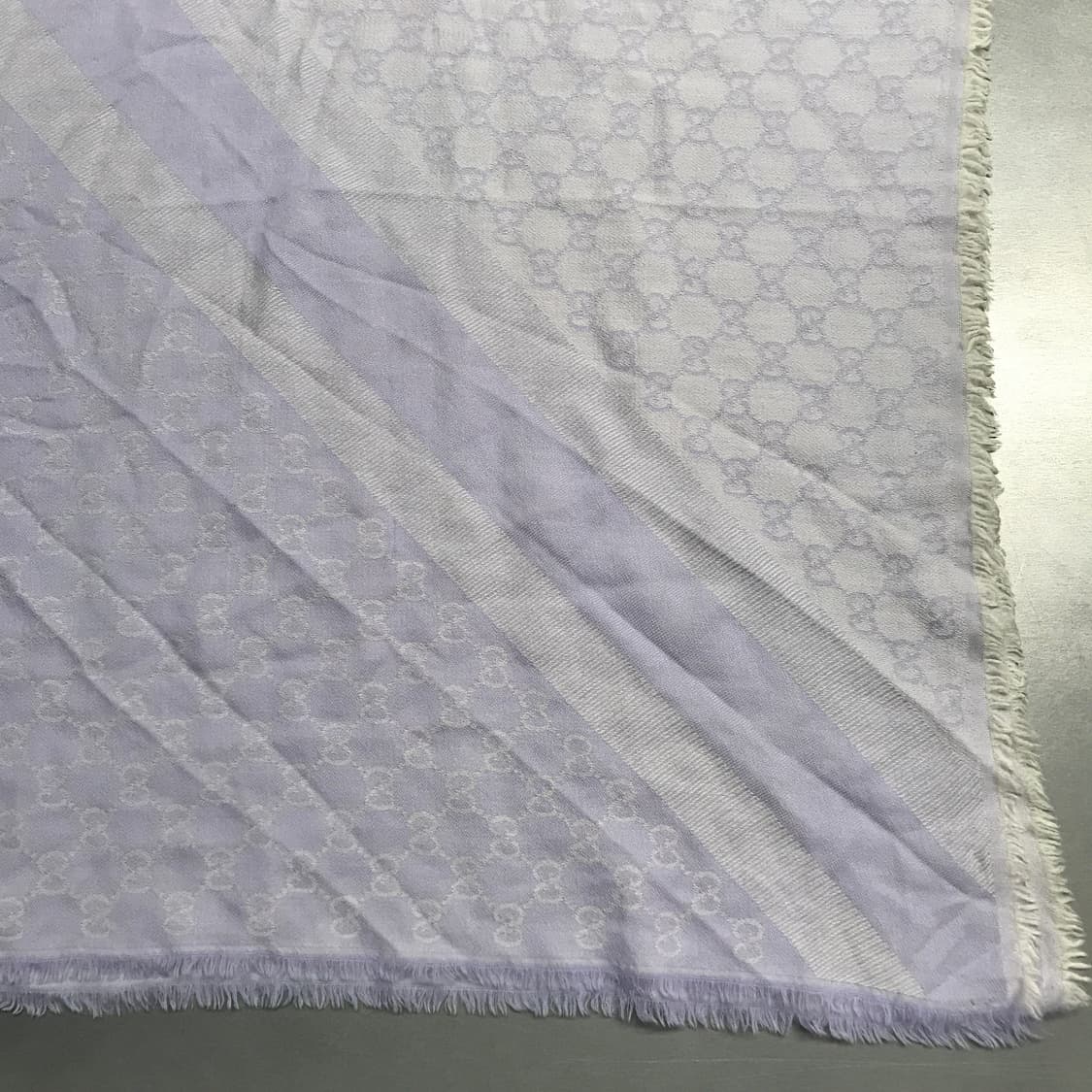 구찌 실크 혼방 스카프 퍼플 상품이미지4