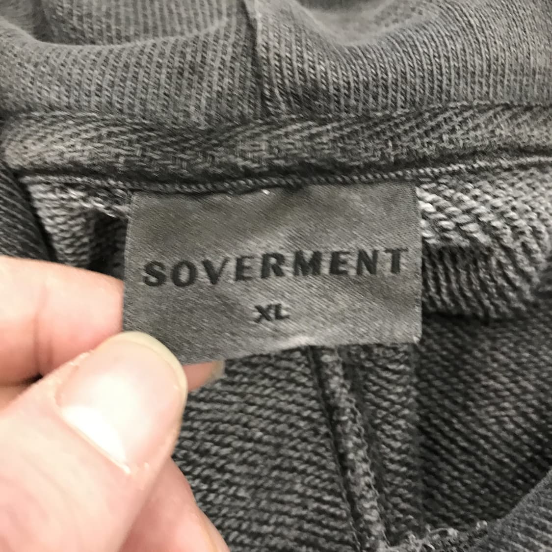 소버먼트 980g 피그먼트 그레이 후드 [XL] 상품이미지5