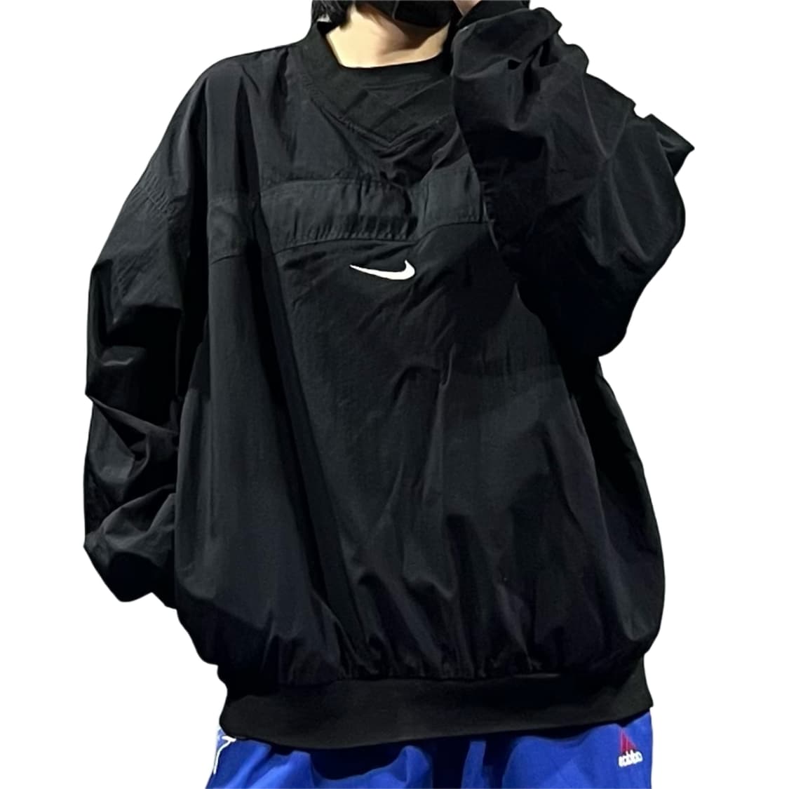 나이키 스몰로고 블랙 베이직 웜업 상품이미지1