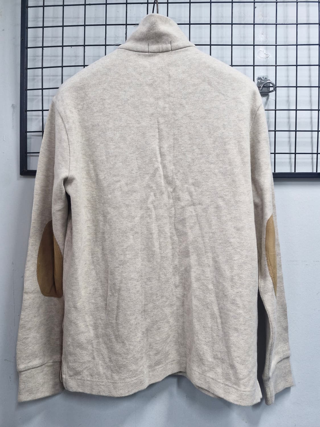 95-100L 폴로랄프로렌 팔꿈치 패치 반집업 니트. 상품이미지6