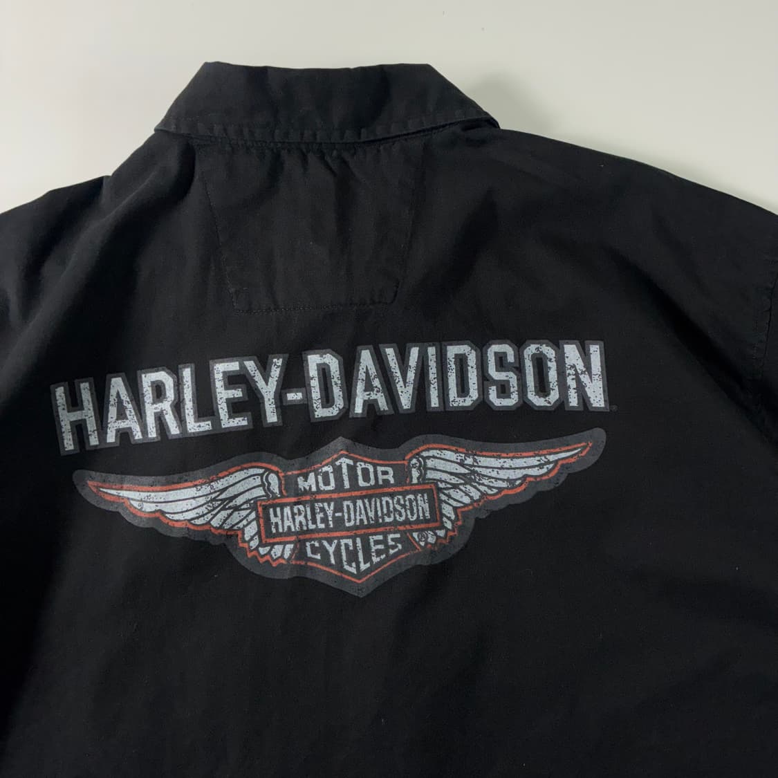 Harley davidson  할리 데이비슨 바이커 플레임 반팔 셔츠 상품이미지2