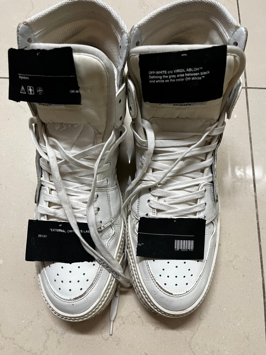오프화이트 3.0 하이탑 스니커즈 42  상품이미지1