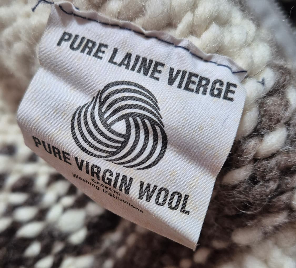 캐나다 썬더버드 고래 패턴 코위찬 남성 L-XL 상품이미지5