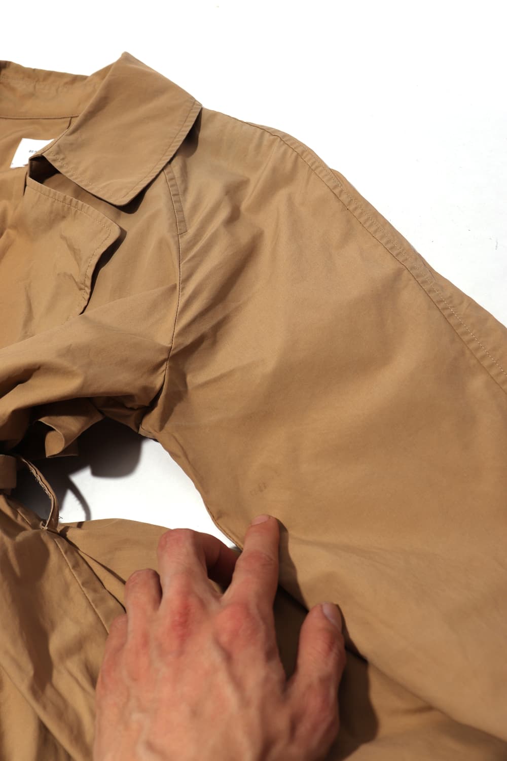 BEAUTY&YOUTH 코튼 베이지 롱 트렌치 코트 women M 상품이미지8