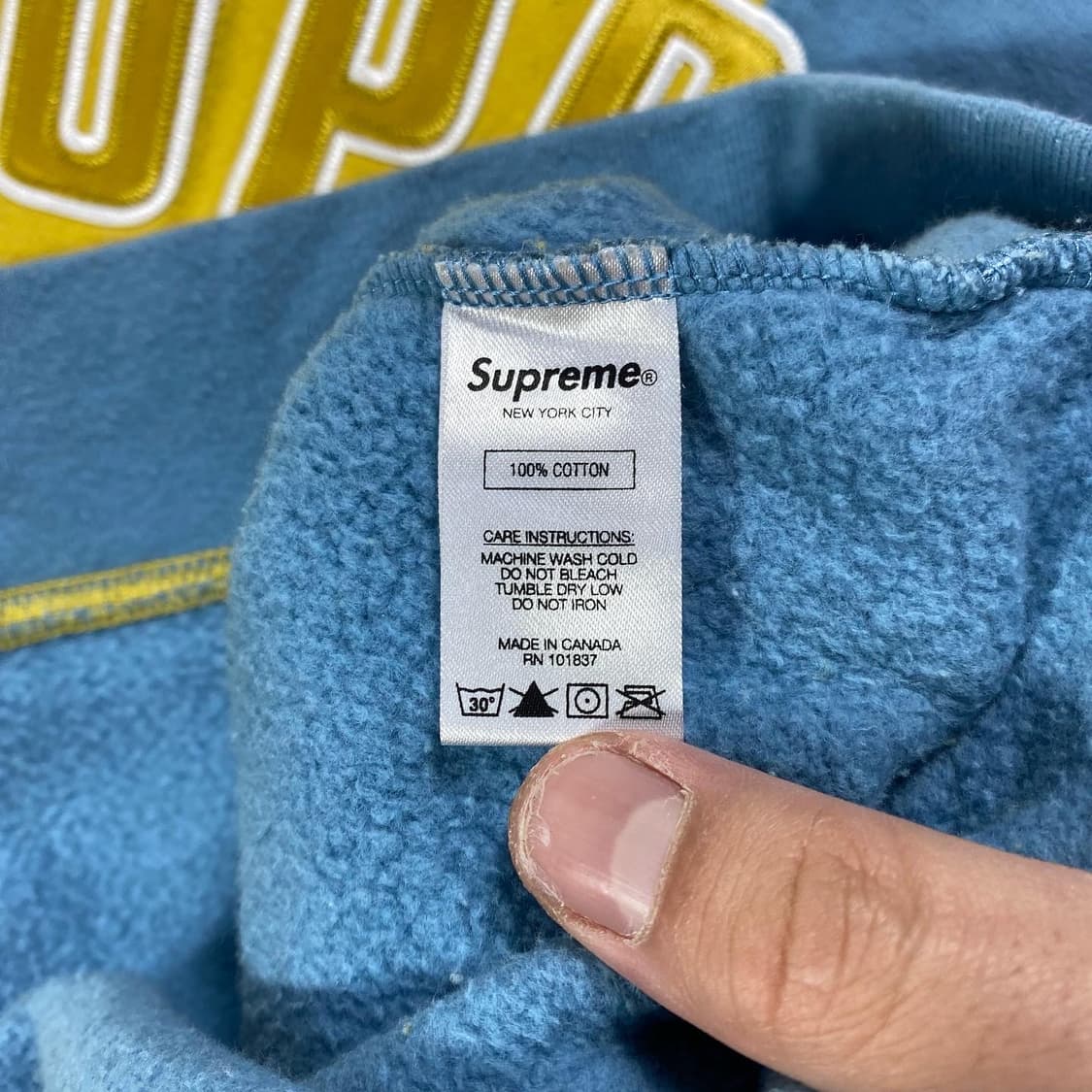 슈프림 스플릿 맨투맨 상품이미지5