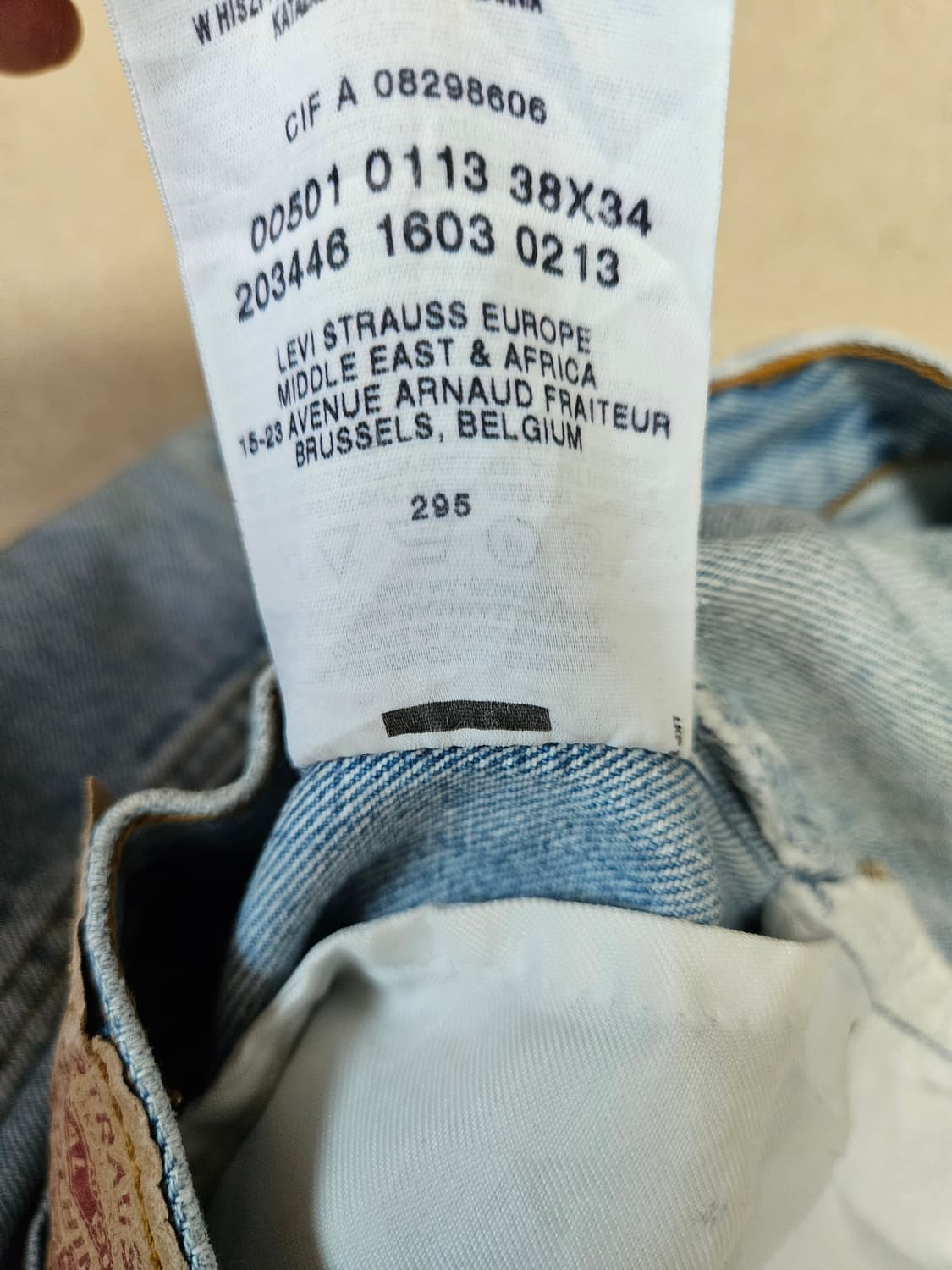 Uk levi's 501 38x34 리바이스 빈티지 빅 사이즈 상품이미지9