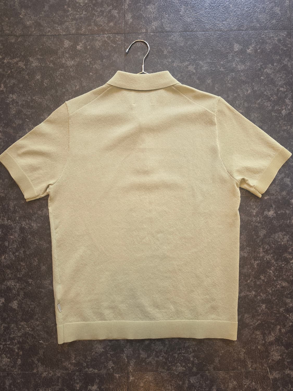 헨리코튼 솔리드 카라 니트(반팔) - 100  상품이미지7