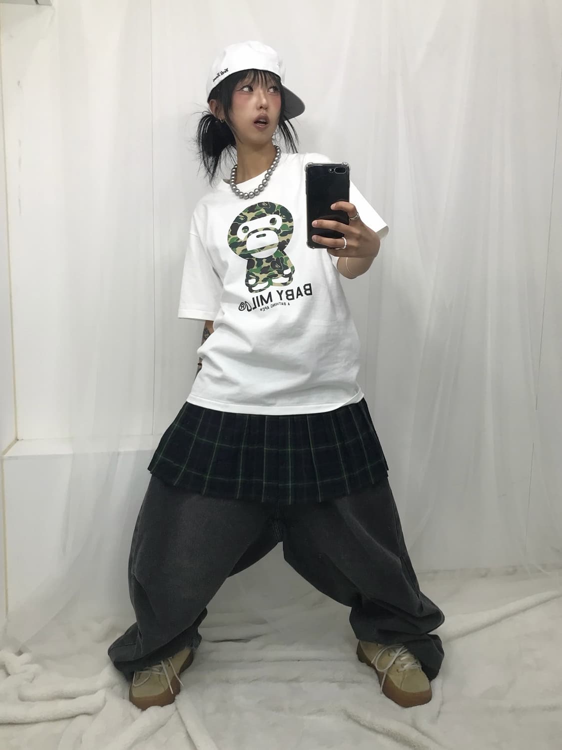 <Camouflage BabyMilo Printing T-shirt > 상품이미지2