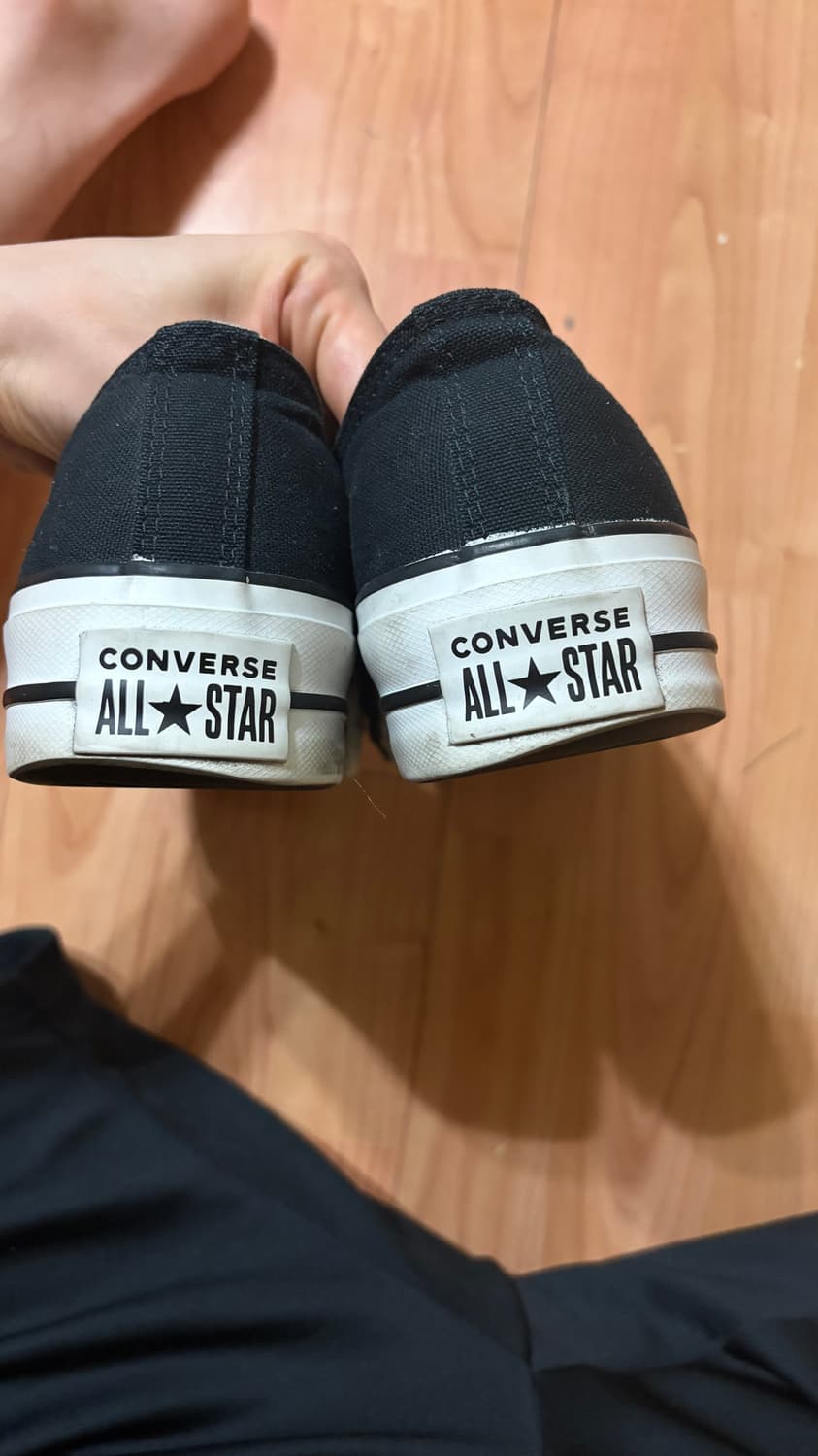 컨버스 척 테일러 올스타 리프트 로우 블랙 260 상품이미지6