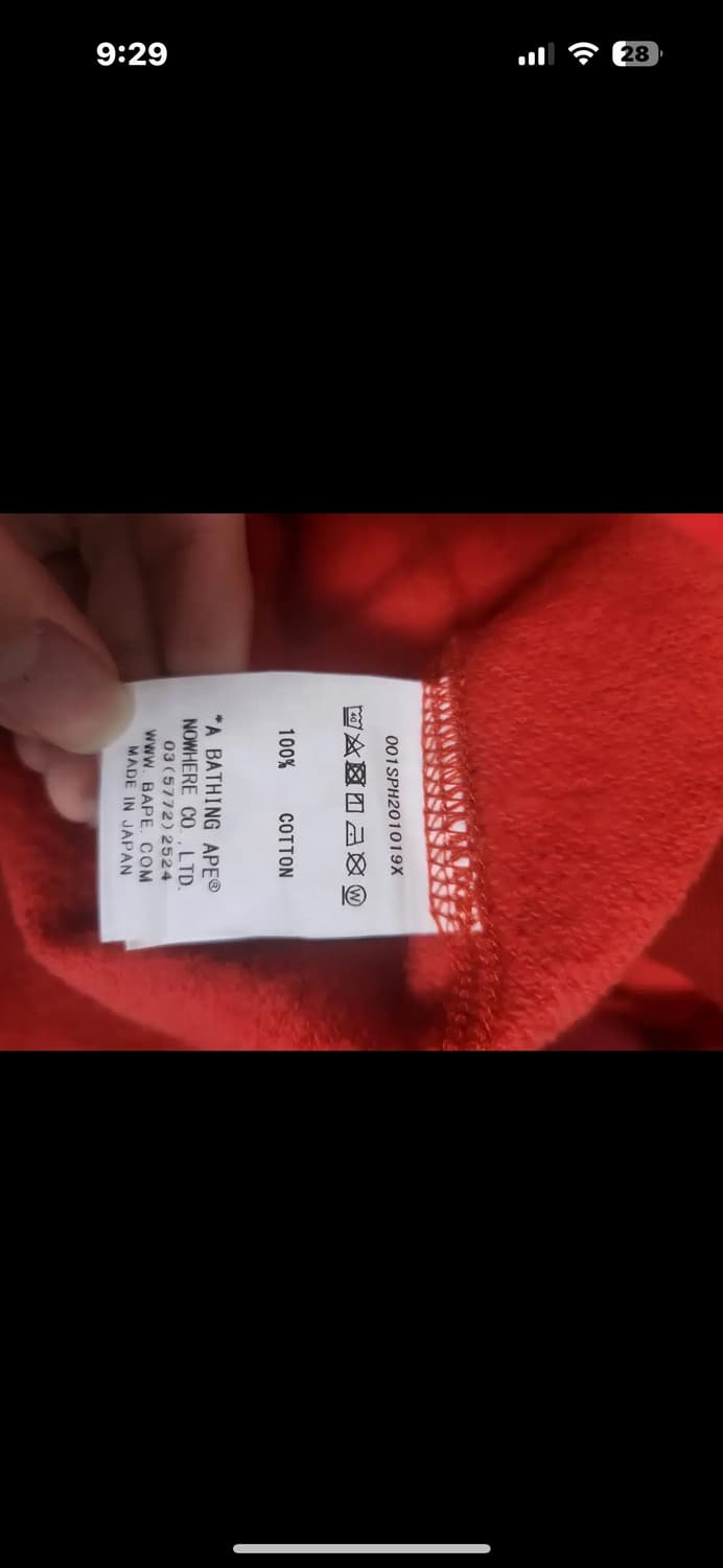 베이프후드집업  상품이미지5