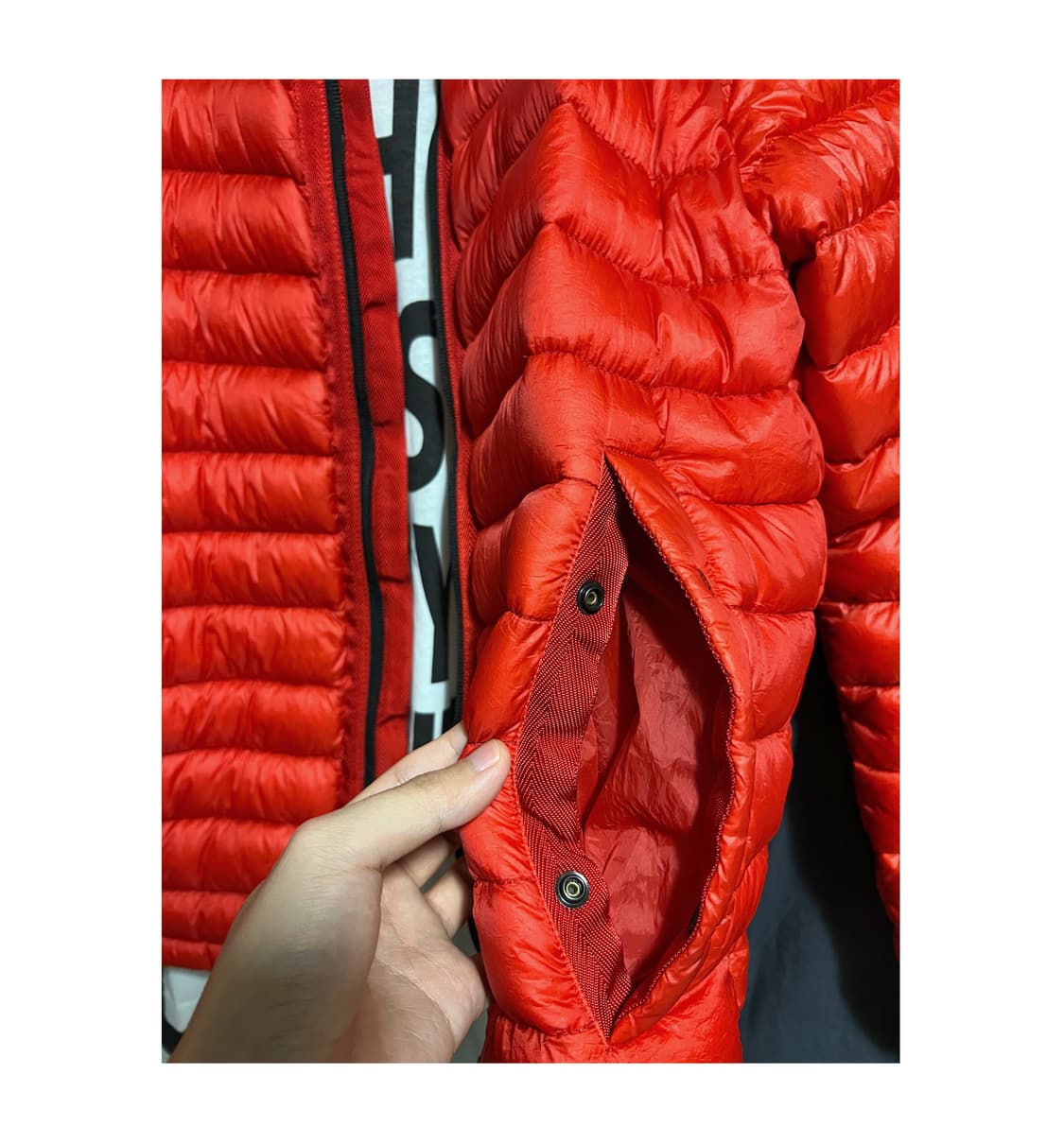 스톤아일랜드 가먼트다잉 경량패딩 s 상품이미지6