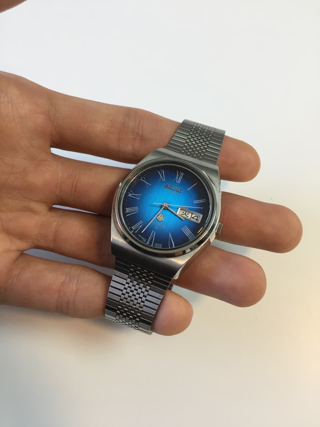70s seiko type 2 blue roman index quartz 상품이미지1