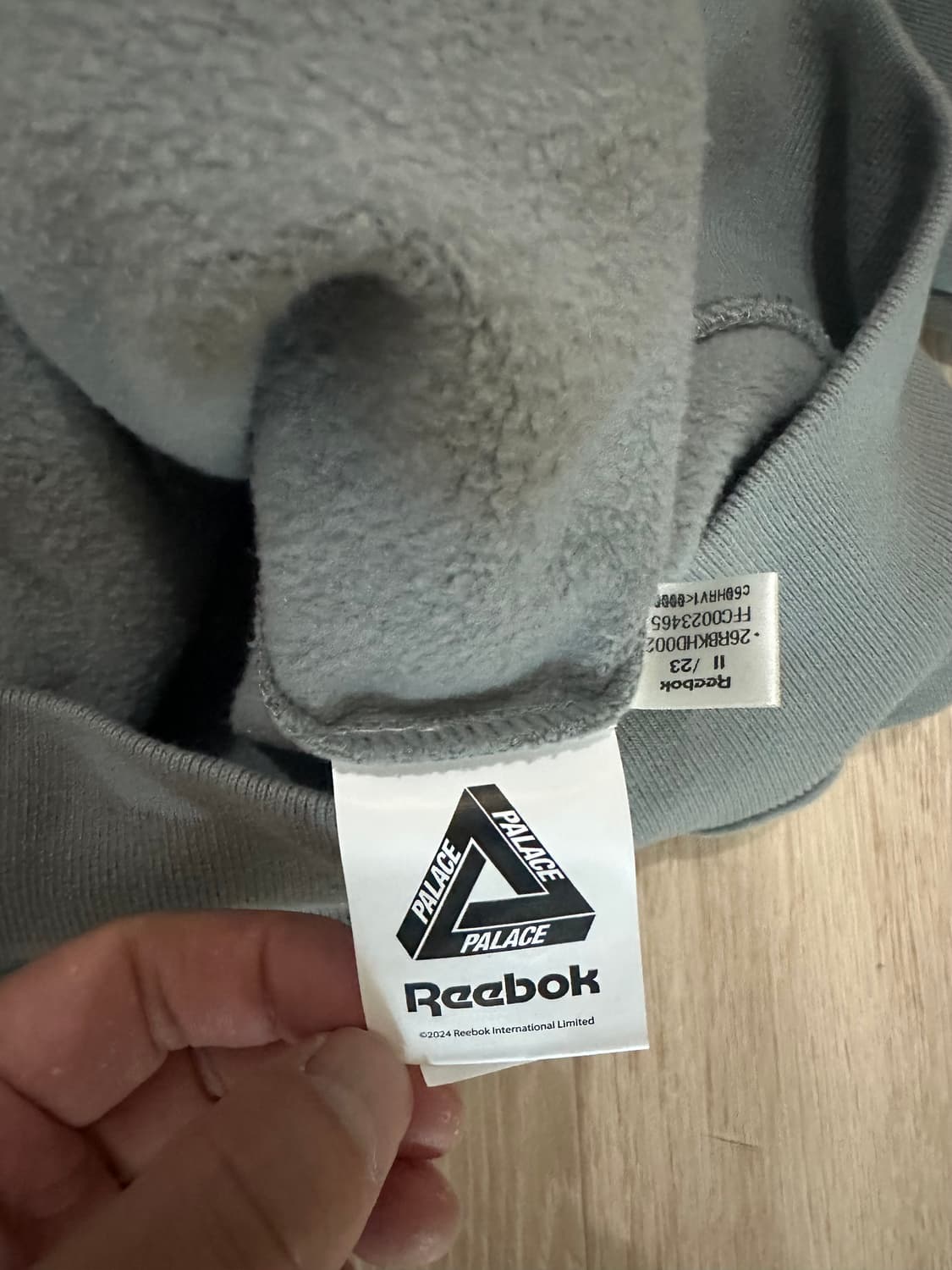 (새상품) 팔라스 X 리복 후드 사이즈 S 상품이미지5