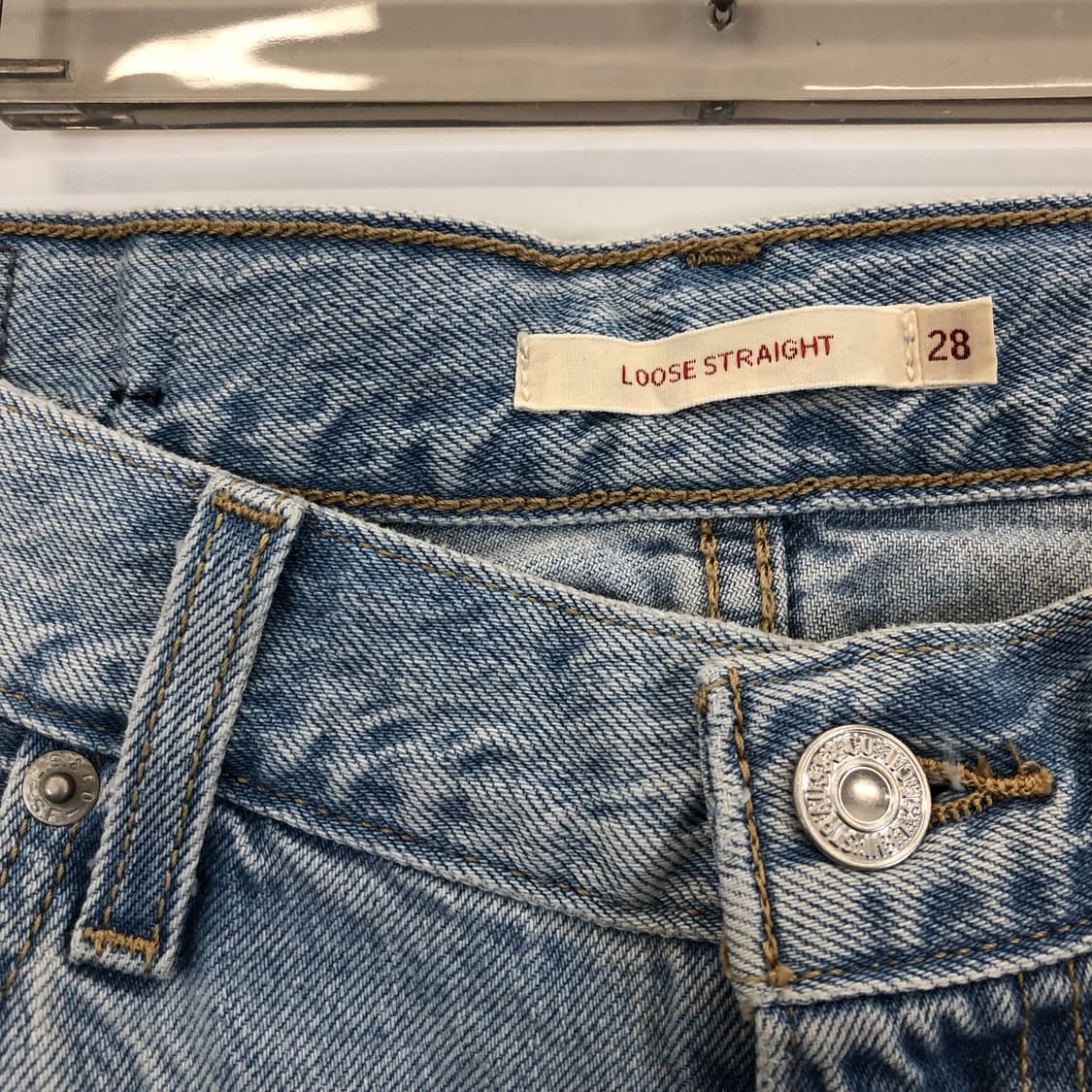 리바이스 루즈스트레이트 프리미엄빅E 연청데님 28 인치 상품이미지2