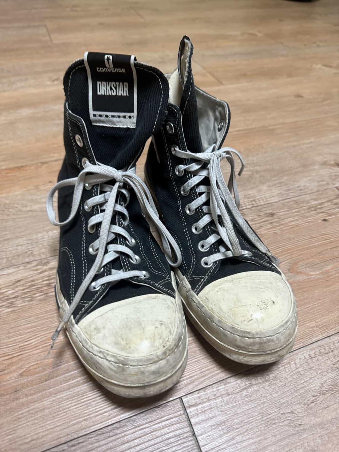 컨버스 하이 다크쉐도우 다크스타 척 하이 블랙 상품이미지2