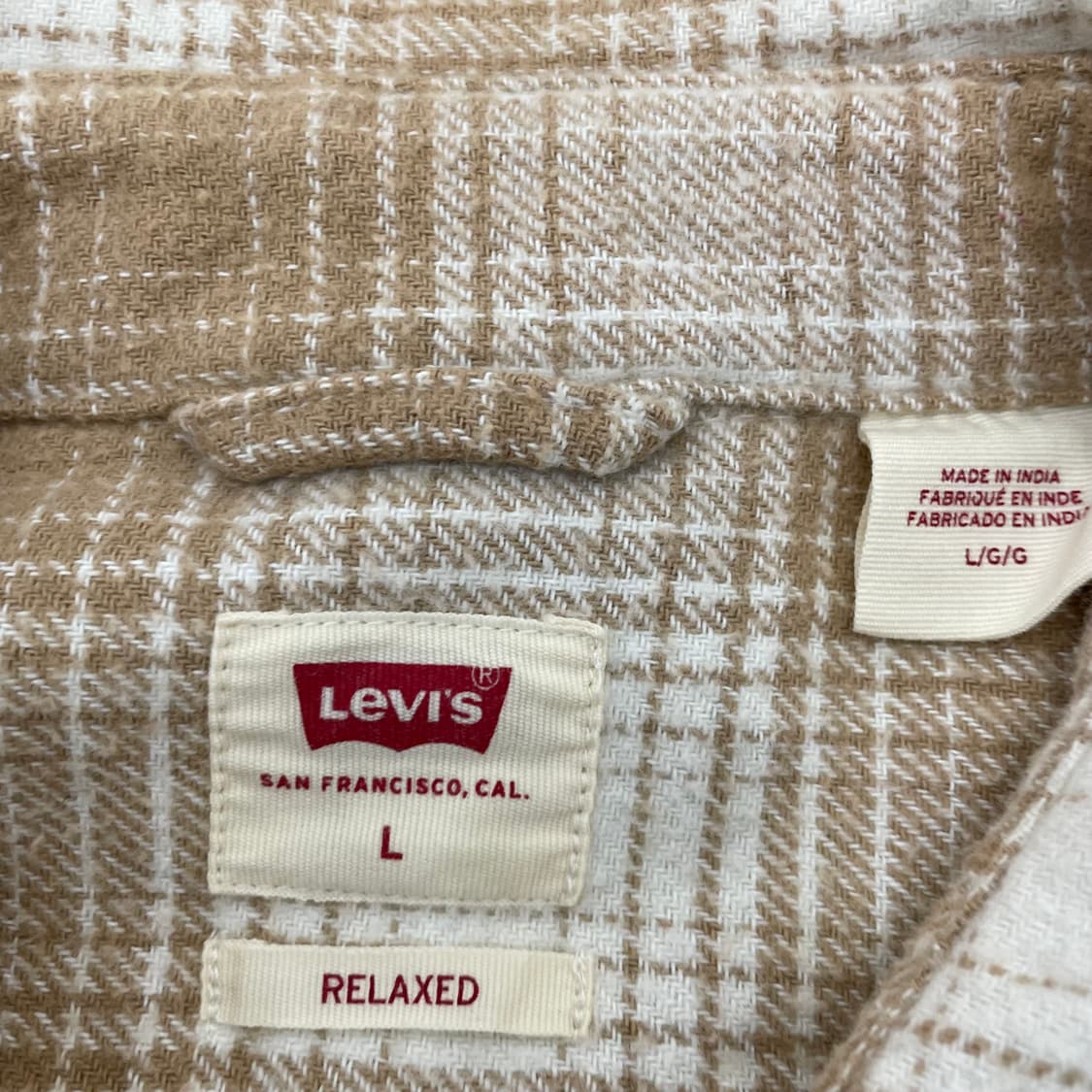 리바이스 체크 플란넬 셔츠 상품이미지4