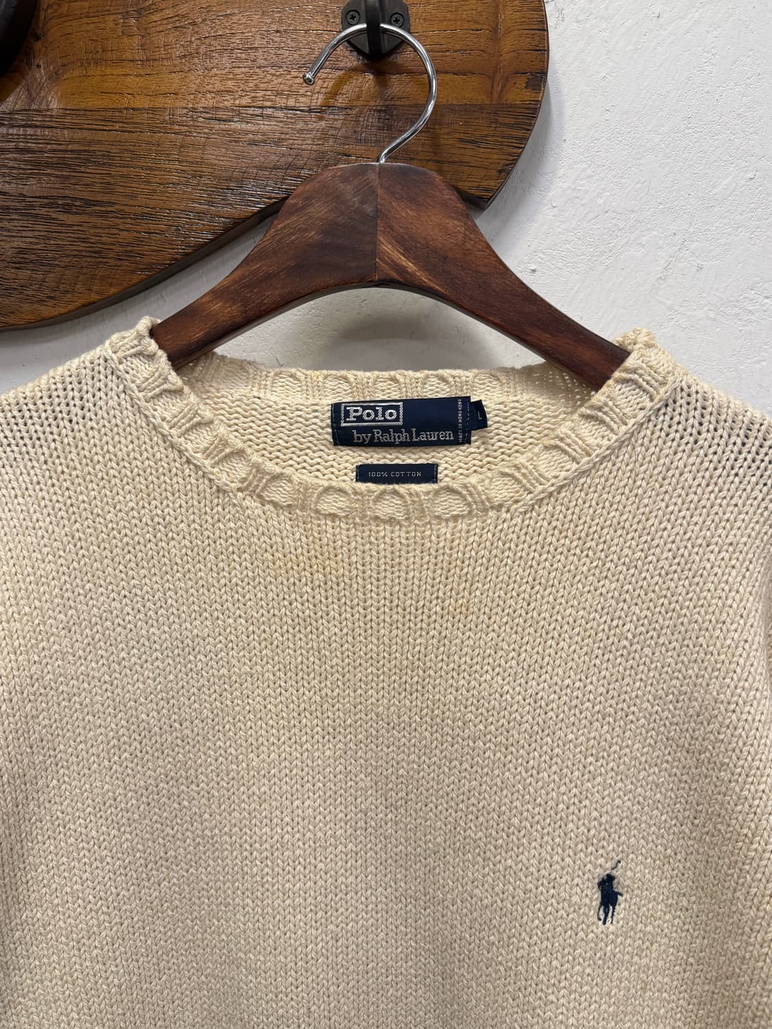 L) Polo Ralph Lauren Cotton Knit Sweater 상품이미지3